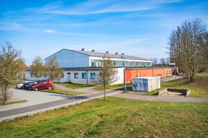 Sporthalle des Friedrich-Franz-Gymnasiums in Parchim (c) Landkreis LUP