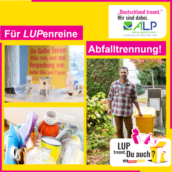 Für LUPenreine Abfalltrennung Müll-trenung-wirkt