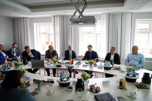 2024-05-30 Bundesgesundheitsminister Karl Lauterbach besuchte LUP-Klinikum in Ludwigslust