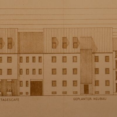 Ansicht geplanter Wohnblock