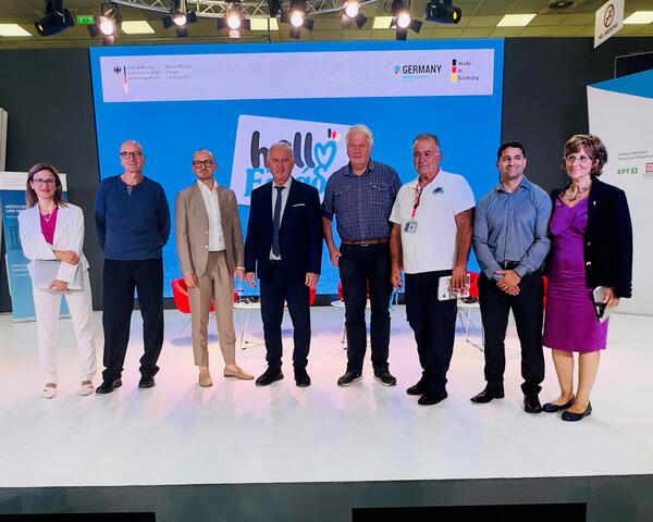 2024-09-17 Landrat Stefan Sternberg vertrat Deutschen Landkreistag bei internationaler Messe im griechischen Thessaloniki