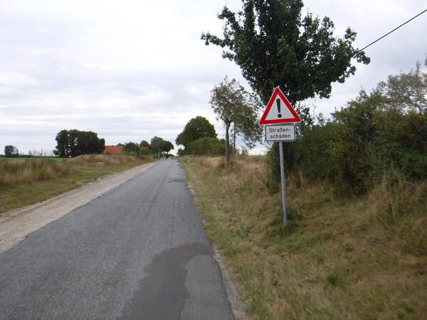 2025-02-03 Kreisstraße 25 zwischen Pätow und Steegen