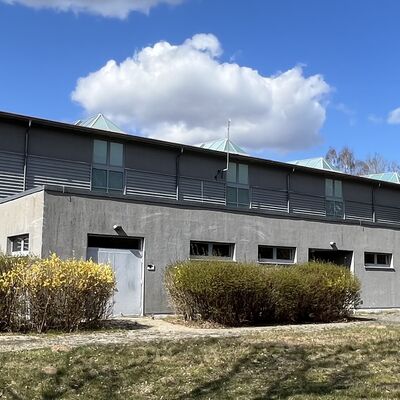 Sporthalle Dabel Außenansicht