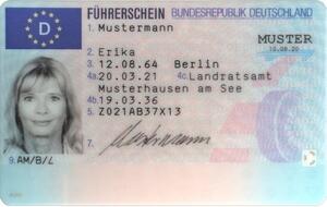 Führerschein (c) Bundesdruckerei