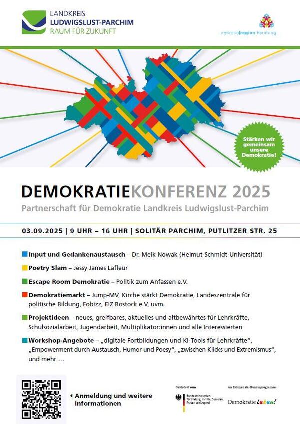 Einladung Demokratiekonferenz 2025