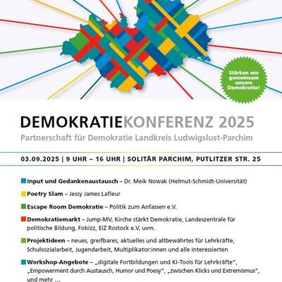 Einladung Demokratiekonferenz 2025