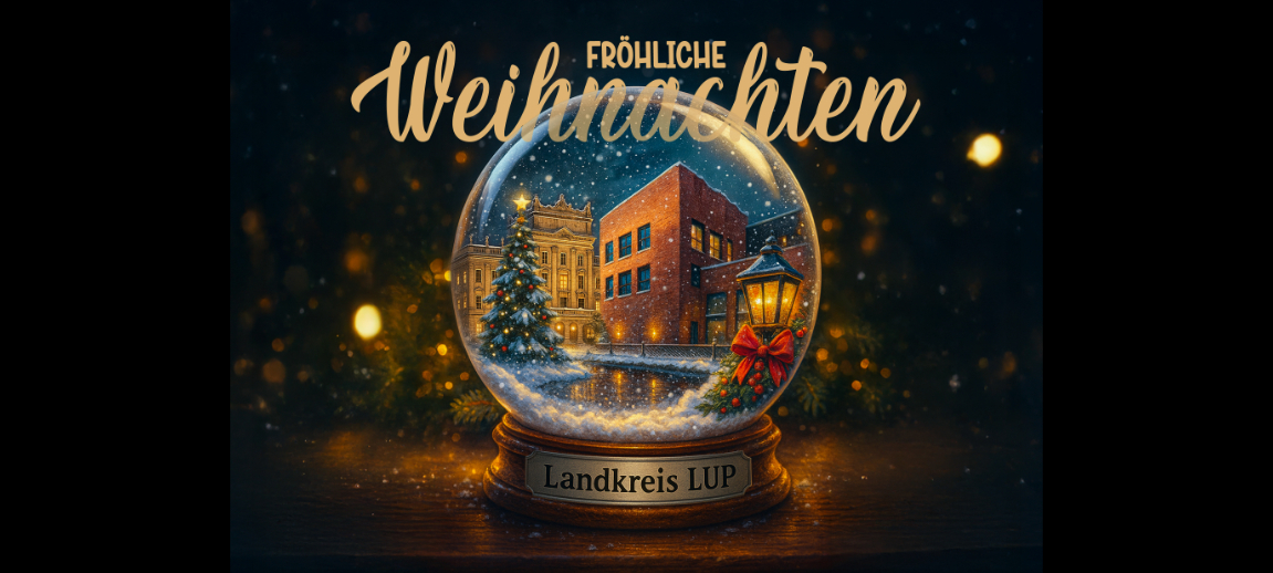 2025 Fr&ouml;hliche Weihnachten Glaskugel