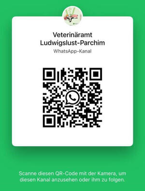 QR-Code WhatsApp-Kanal Veterin�r- und Lebensmittel�berwachung