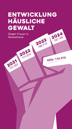 Entwicklung h&auml;usliche Gewalt