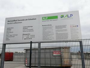 Wertstoffhof Zarrentin_Infotafel