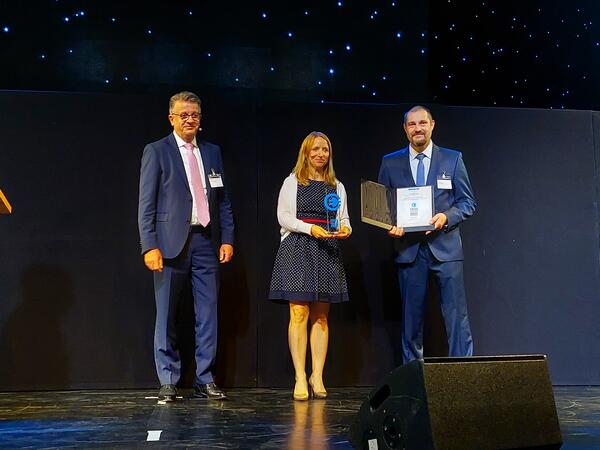 2022-07-12 EBUS-Award 2022 Dietmar Scheel, Daniela Kluckert und Stefan Lösel