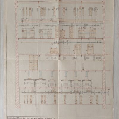 Längsschnitt der Mühle 1928
