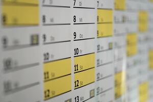 Kalender fr die Terminvergabe